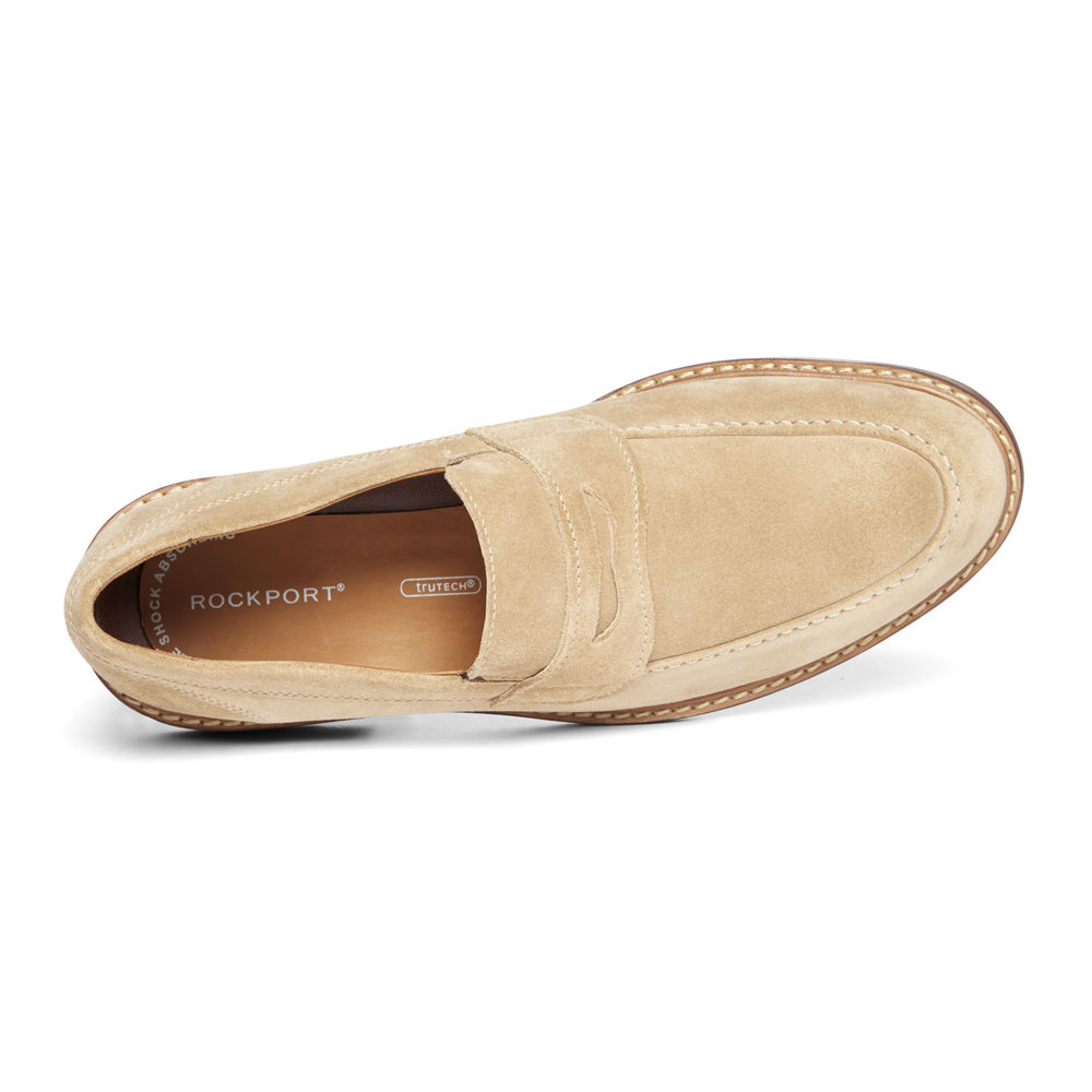 Rockport Loafers Herre Khaki - Kenton Penny - SJLF03592